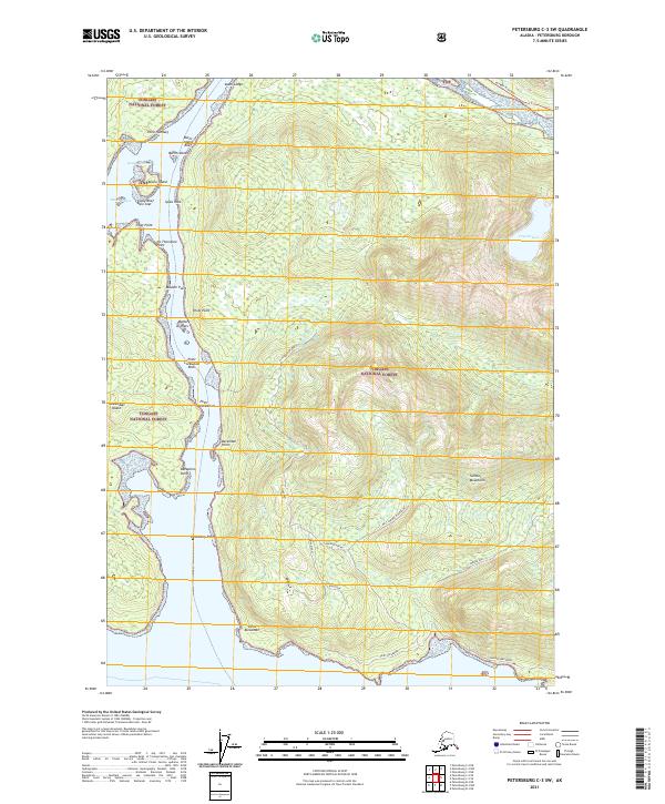 Petersburg C-3 SW topographic map thumbnail