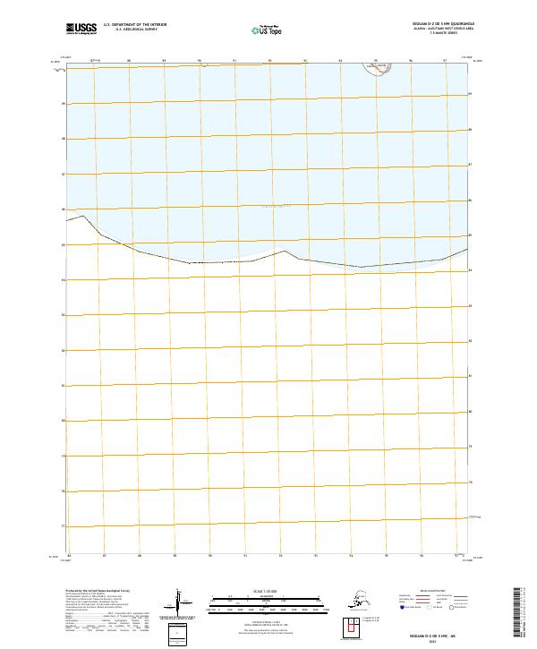 Seguam D-2 OE S NW topographic map thumbnail