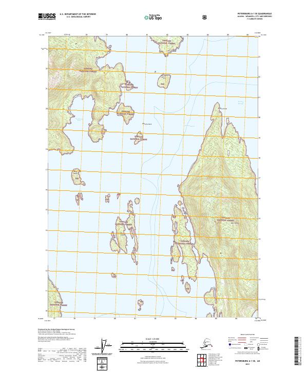 Petersburg A-1 SE topographic map thumbnail