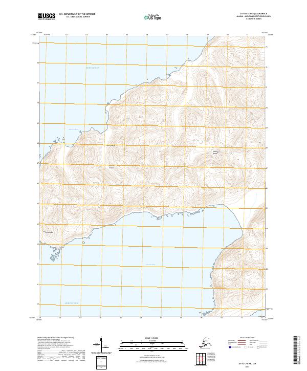 Attu C-5 NE topographic map thumbnail