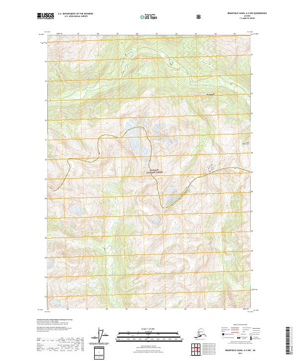 Bradfield Canal A-4 NW topographic map thumbnail
