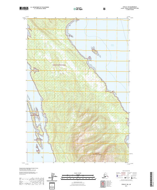 Sitka D-1 NE 2021 topographic map thumbnail