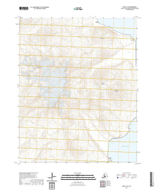 Atka D-1 SE topographic map thumbnail
