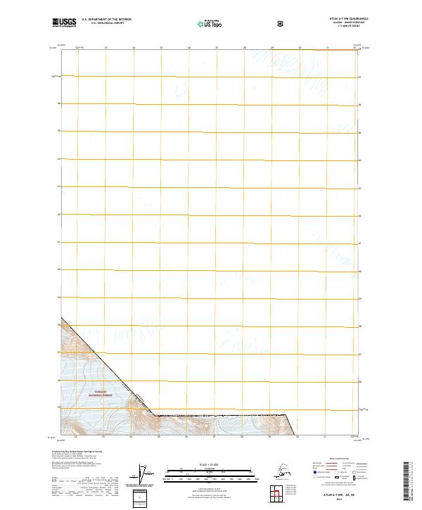 Atlin A-7 NW topographic map thumbnail
