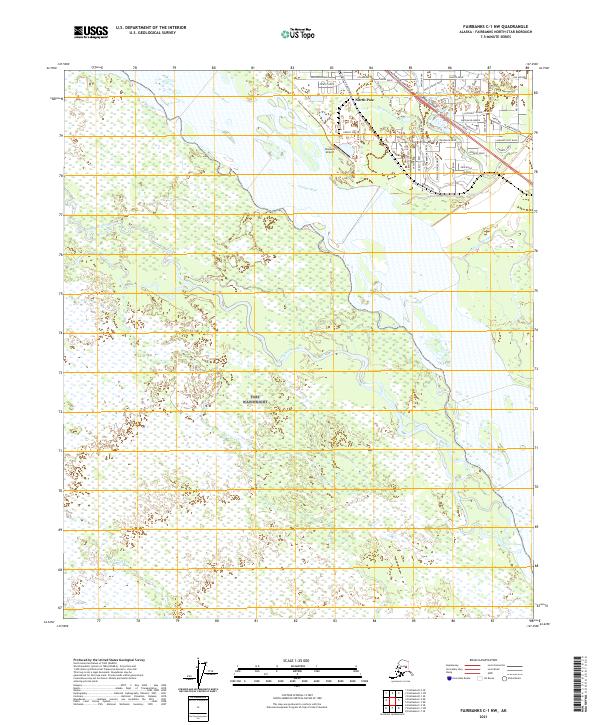 Fairbanks C-1 NW topographic map thumbnail