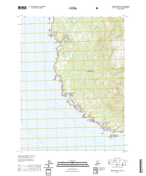 Prince Rupert D-3 SW topographic map thumbnail