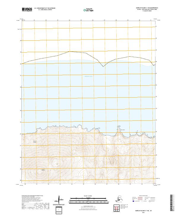 Gareloi Island C-1 NE topographic map thumbnail