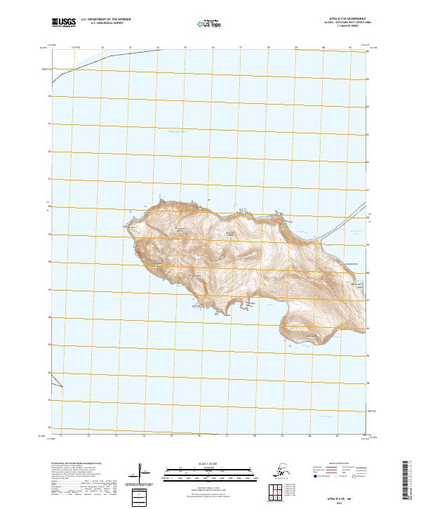 Atka D-2 SE topographic map thumbnail
