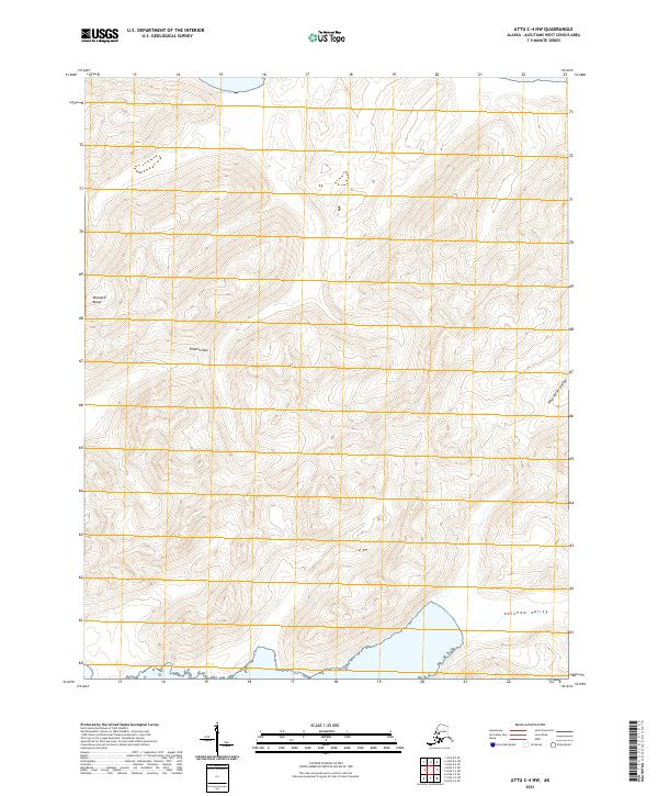 Attu C-4 NW topographic map thumbnail