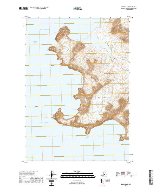 Karluk B-3 SE 2021 topographic map thumbnail