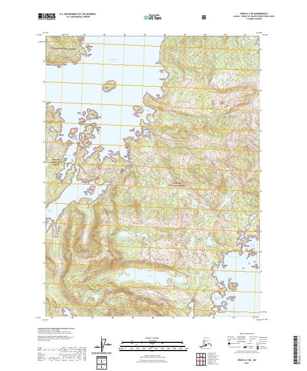 Craig A-1 NE 2021 topographic map thumbnail