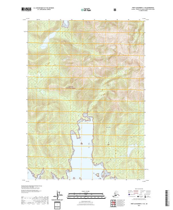 Port Alexander C-1 SE topographic map thumbnail