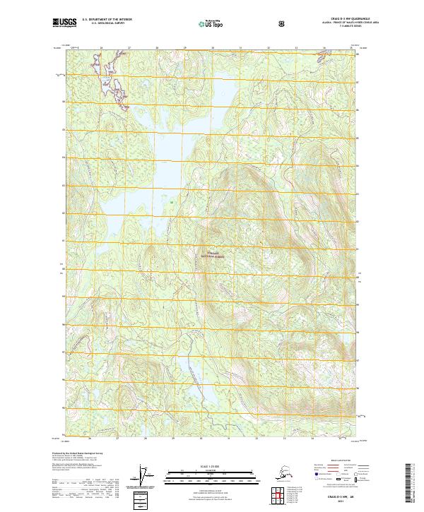 Craig D-3 NW 2021 topographic map thumbnail