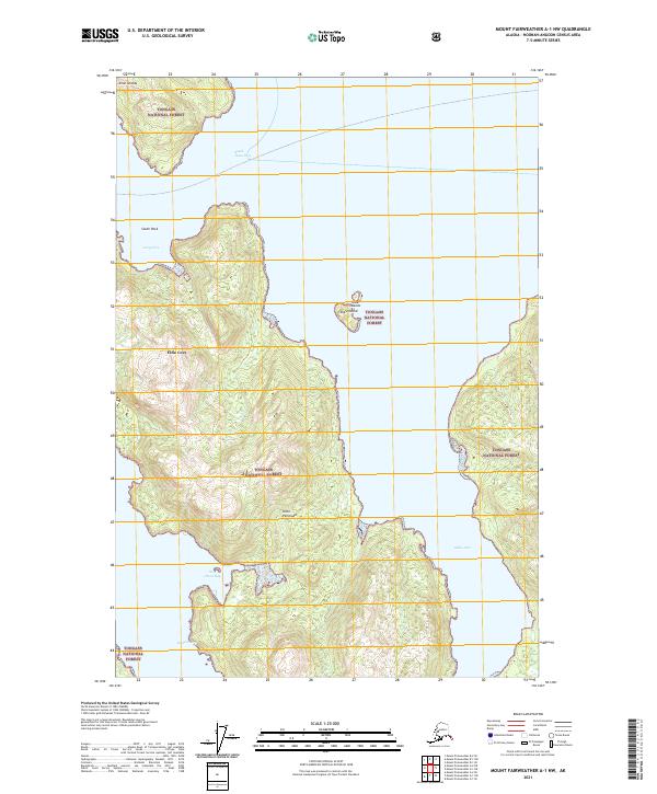 Mount Fairweather A-1 NW topographic map thumbnail