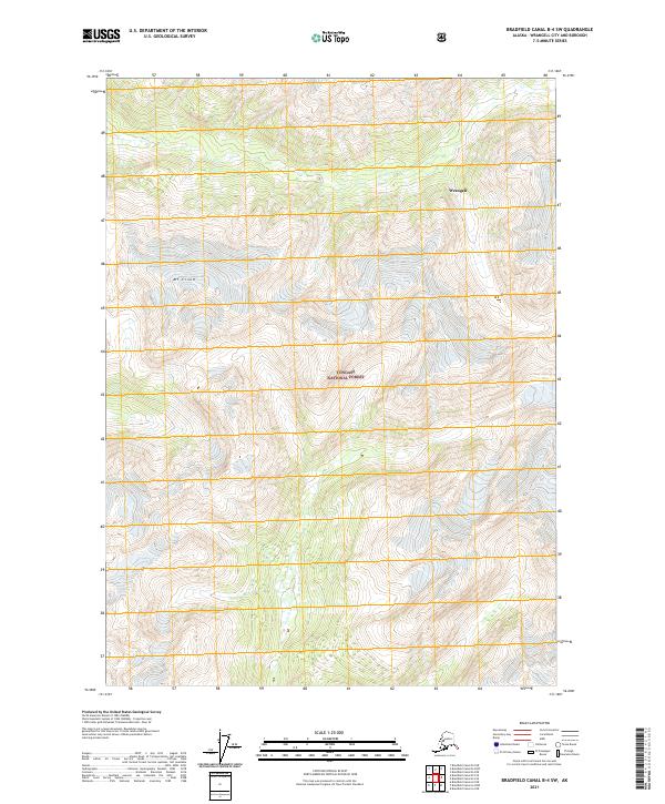 Bradfield Canal B-4 SW topographic map thumbnail