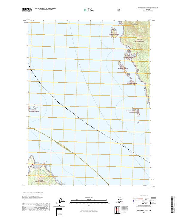 Petersburg A-3 SE topographic map thumbnail
