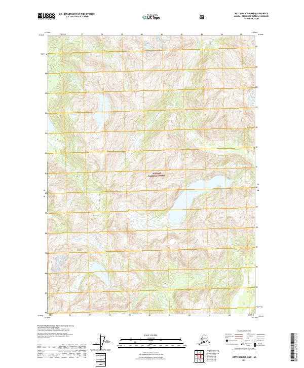 Ketchikan D-3 NW topographic map thumbnail
