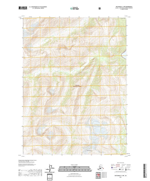 Ketchikan C-1 NW topographic map thumbnail