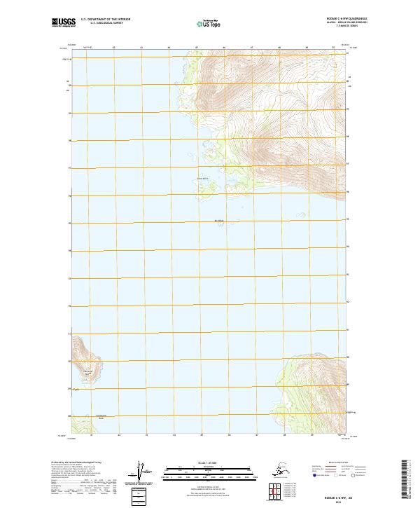 Kodiak C-6 NW topographic map thumbnail