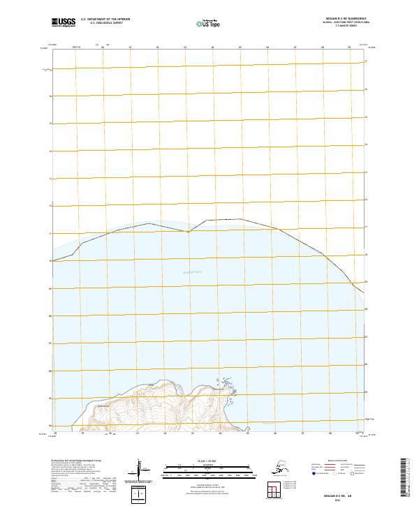Seguam D-2 NE topographic map thumbnail