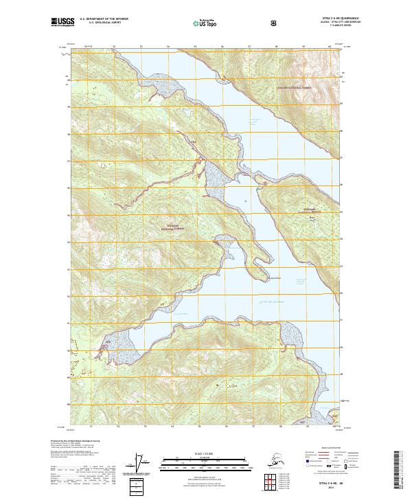 Sitka C-6 NE 2021 topographic map thumbnail