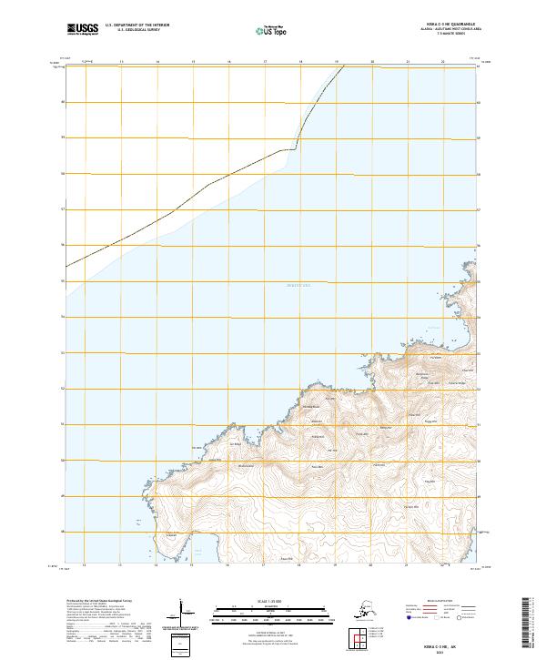 Kiska C-3 NE 2021 topographic map thumbnail