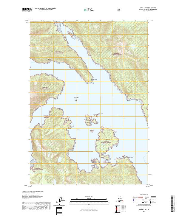 Sitka B-3 SW 2021 topographic map thumbnail