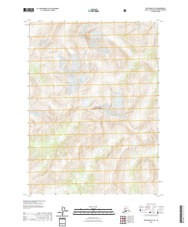 Ketchikan D-2 SE topographic map thumbnail