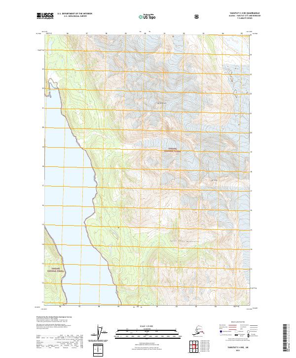 Yakutat C-4 NE topographic map thumbnail