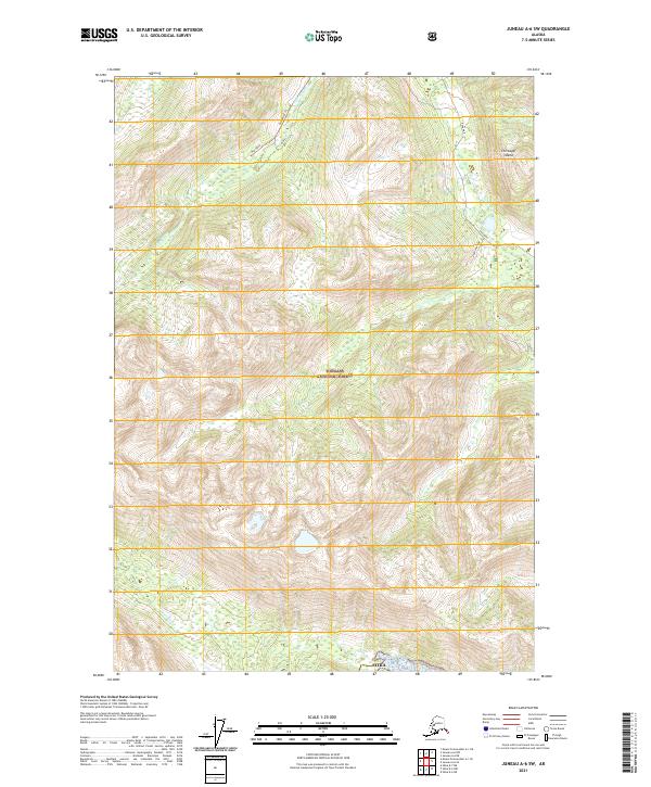 Juneau A-6 SW topographic map thumbnail