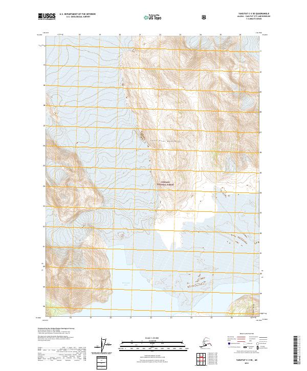 Yakutat C-3 SE topographic map thumbnail
