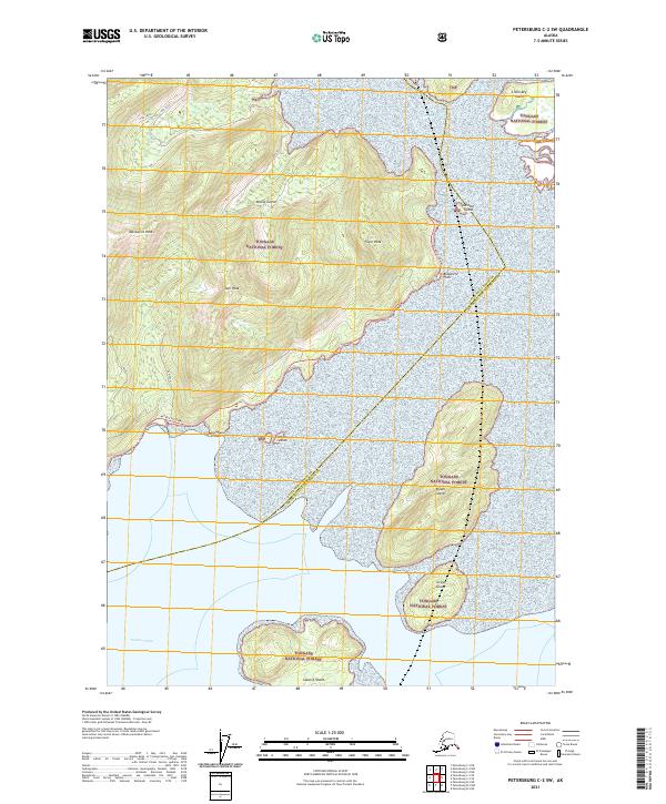 Petersburg C-2 SW 2021 topographic map thumbnail
