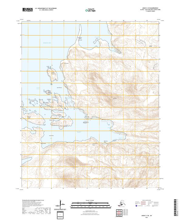 Adak C-3 SE topographic map thumbnail