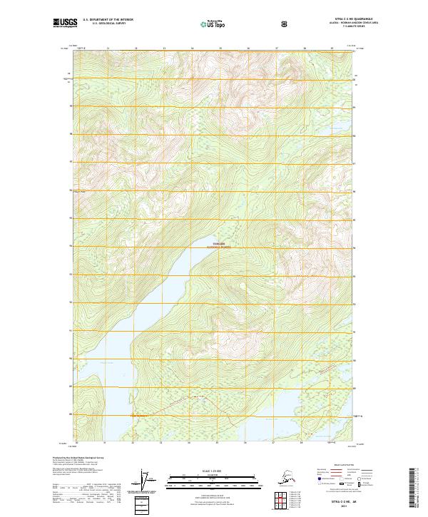 Sitka C-2 NE 2021 topographic map thumbnail
