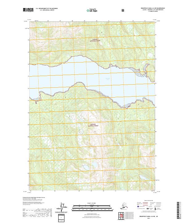 Bradfield Canal A-6 NE topographic map thumbnail