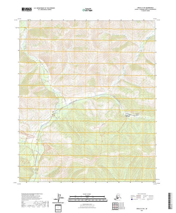 Circle A-5 SE 2021 topographic map thumbnail