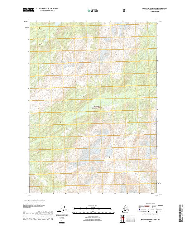 Bradfield Canal A-3 NE topographic map thumbnail
