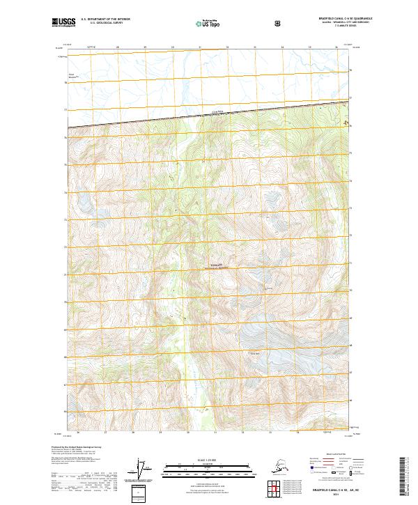 Bradfield Canal C-6 SE 2021 topographic map thumbnail