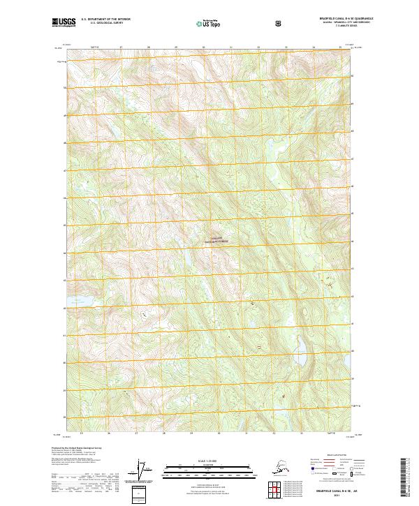 Bradfield Canal B-6 SE topographic map thumbnail
