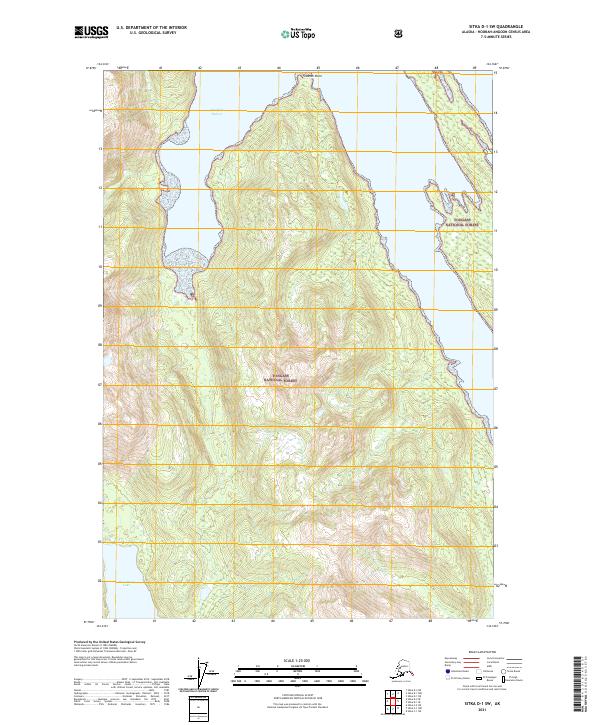 Sitka D-1 SW 2021 topographic map thumbnail