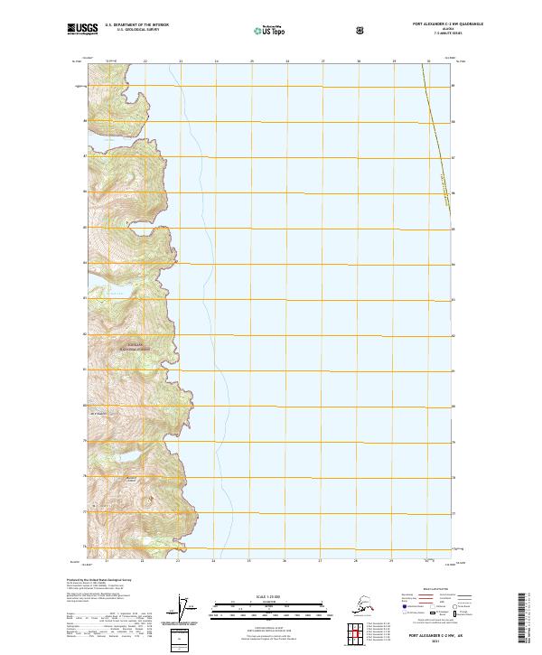 Port Alexander C-2 NW topographic map thumbnail