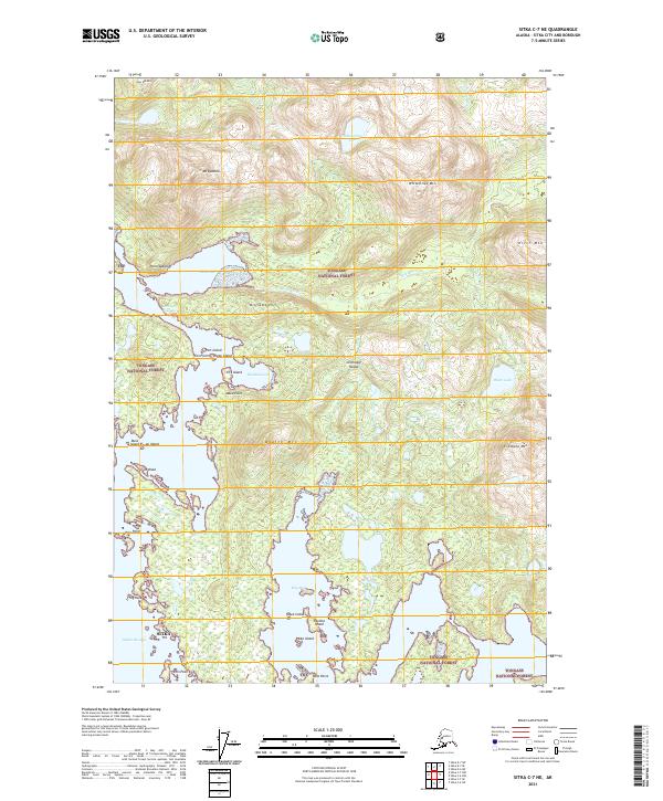 Sitka C-7 NE topographic map thumbnail