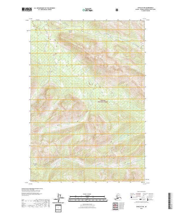 Sitka D-5 NE 2021 topographic map thumbnail