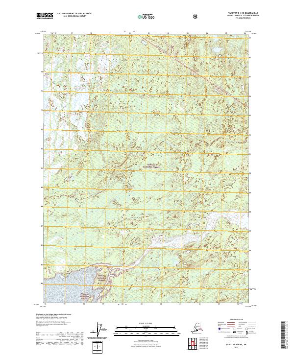 Yakutat B-4 NE topographic map thumbnail