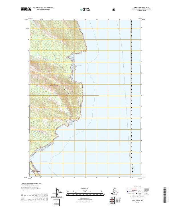 Sitka D-3 NW topographic map thumbnail