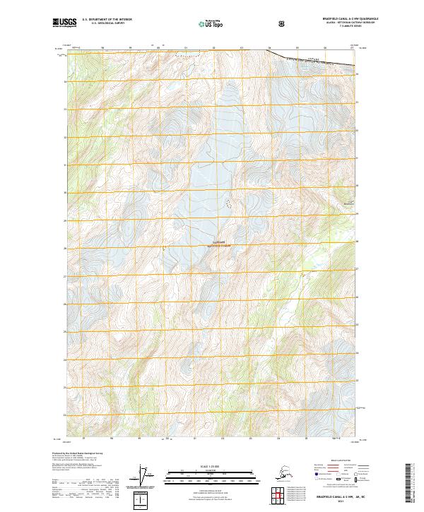 Bradfield Canal A-2 NW topographic map thumbnail