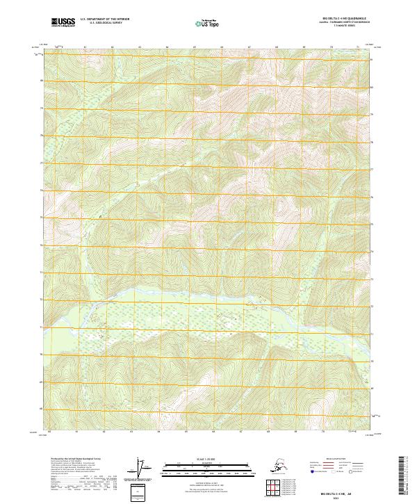 Big Delta C-4 NE 2021 topographic map thumbnail