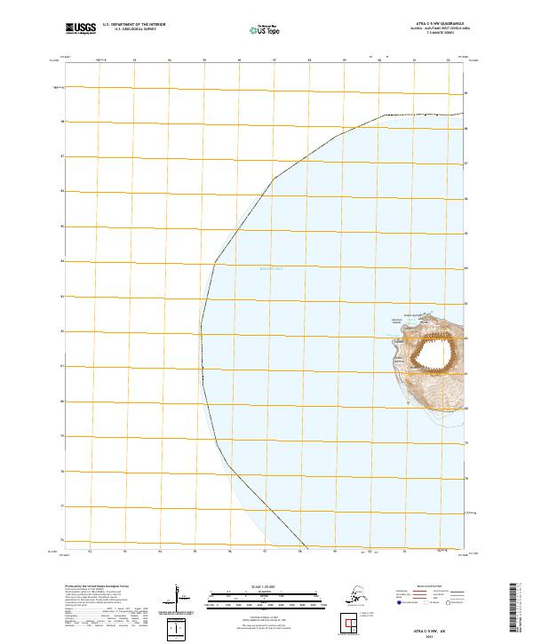 Atka C-5 NW topographic map thumbnail