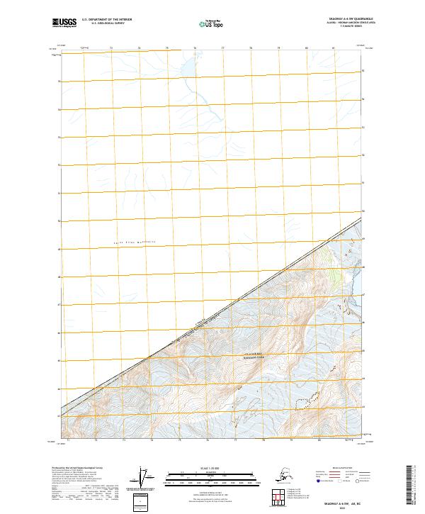 Skagway A-6 SW topographic map thumbnail