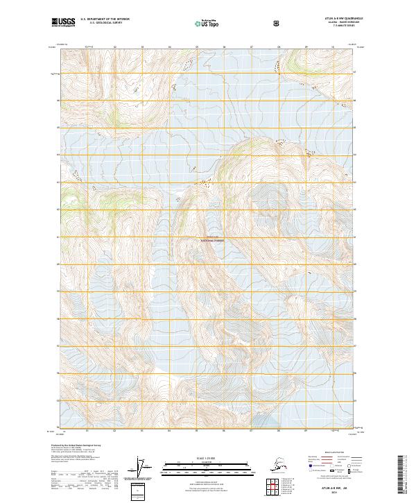 Atlin A-8 NW topographic map thumbnail